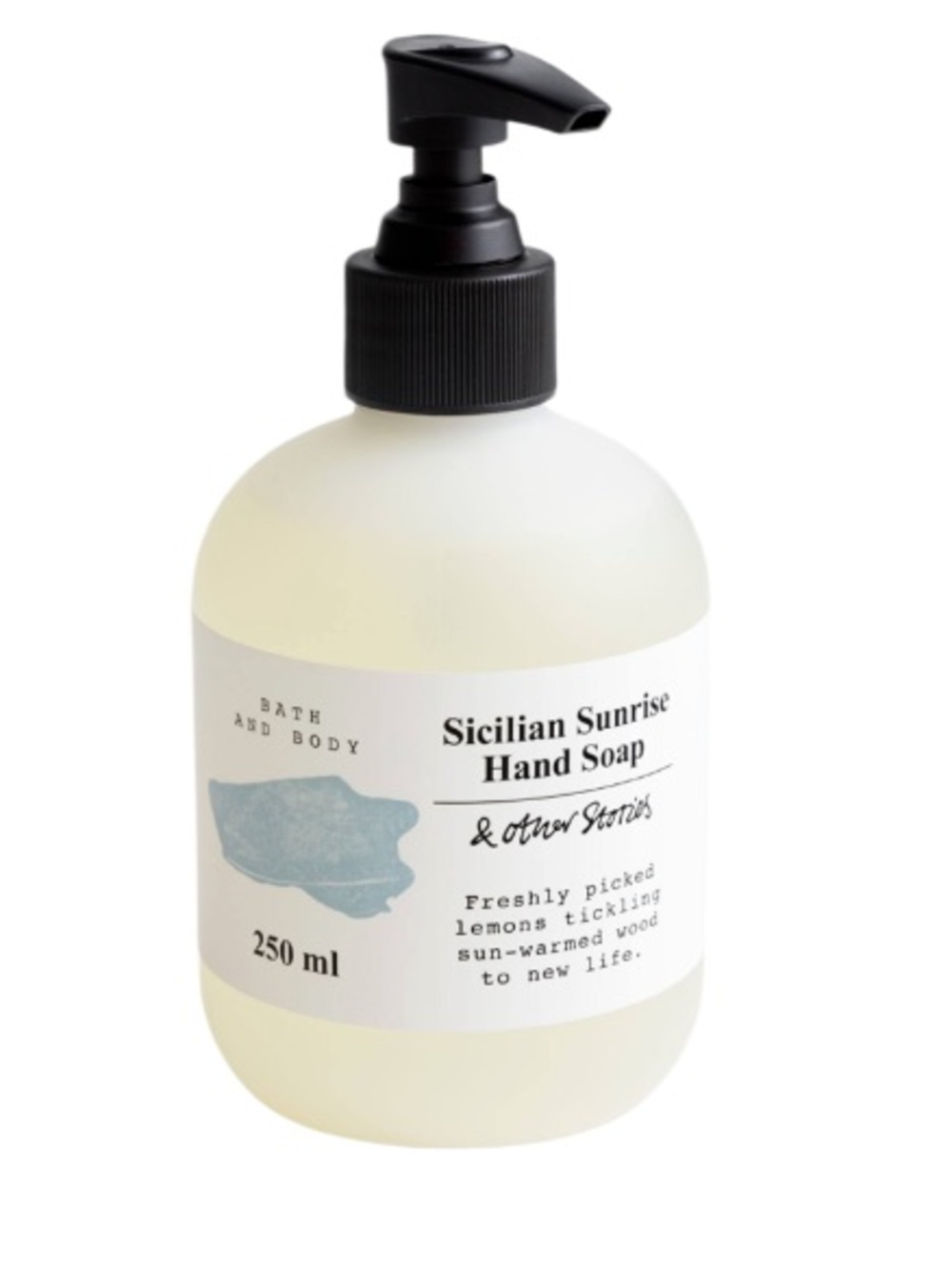 Sicilian Sunrise Hand Soap. Bath and Body. 8.45 fl oz. Lemon scent